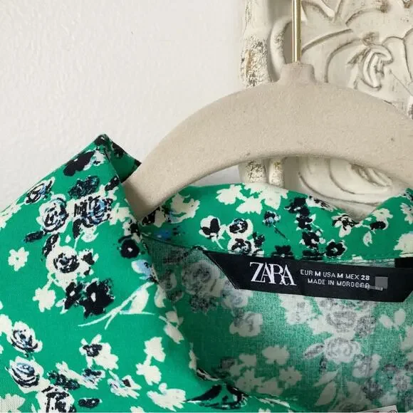 Zara Floral Printed Cotton Jumpsuit - Picture 6 of 13